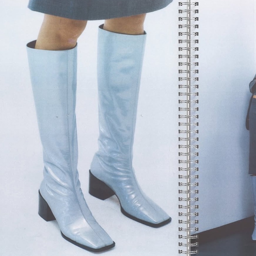 BNIB Aeyde Silver Tall Boot